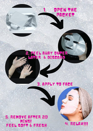 Korean Sheet Masks Skincare Gift Spa Set. Luxury Spa Gift Set with Hand Mask & Foot Peeling Mask for Working Hands Lotion Gift Set for Hardworking Women & Men