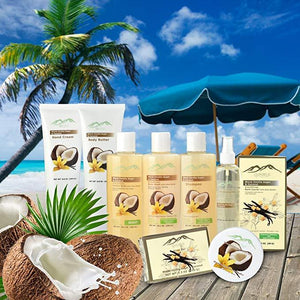 Warm Vanilla Sugar & Coconut Milk Premium Deluxe Bath & Body Gift Basket. Ultimate Large Spa Basket! #1 Spa Gift Basket for Women… - ardenorganics.com
