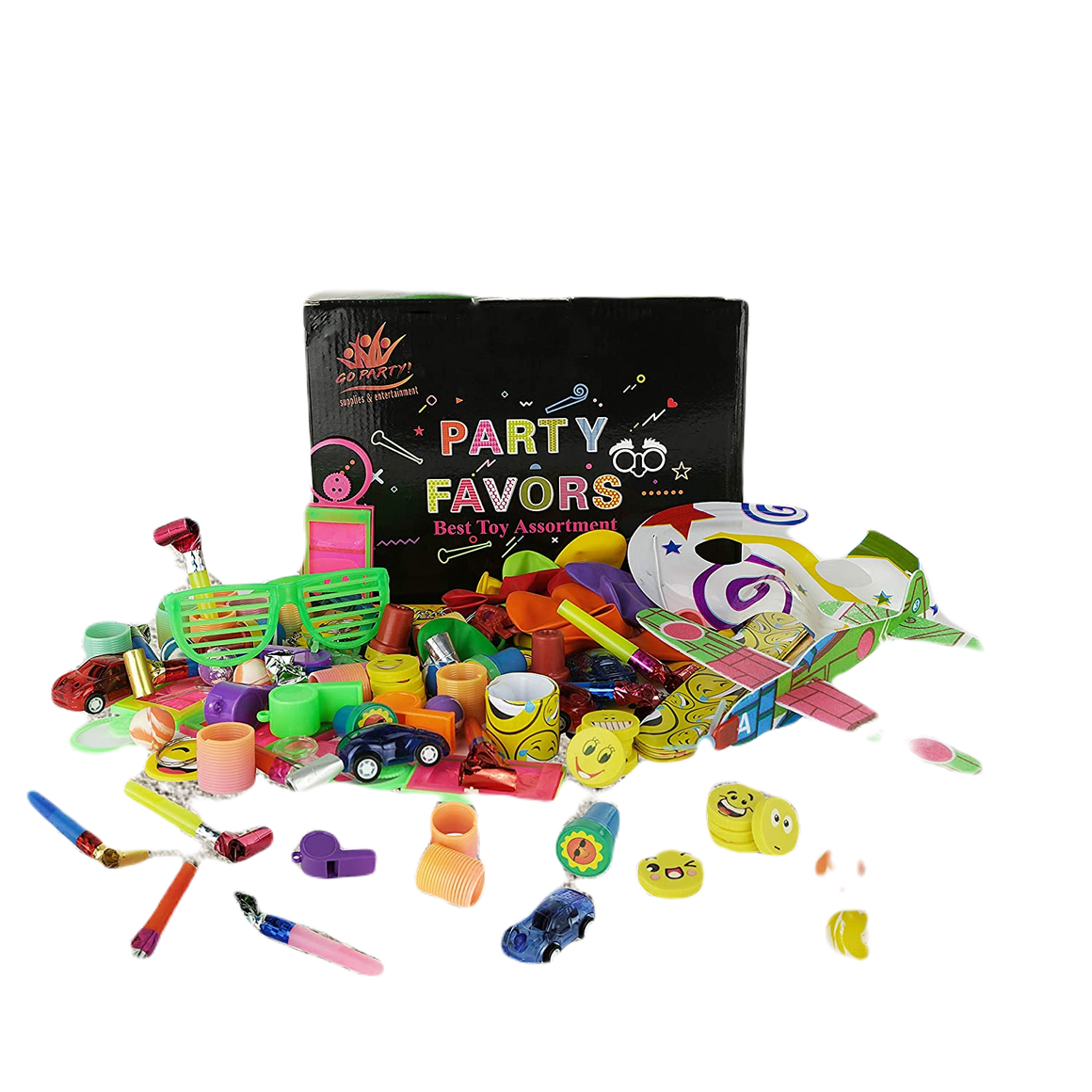 Party Favors for Kids Birthday Party- Bulk Novelty Toys for Girls and Boys - 150 Pc Party Prizes Toy Assortment for Goodie Bags Party Bags and Pinata Prizes