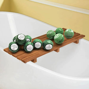 Purelis 24-Pack Spearmint & Eucalyptus Bath Bombs - Natural Moisturizing Aromatherapy Bath Bombs for Men and Women