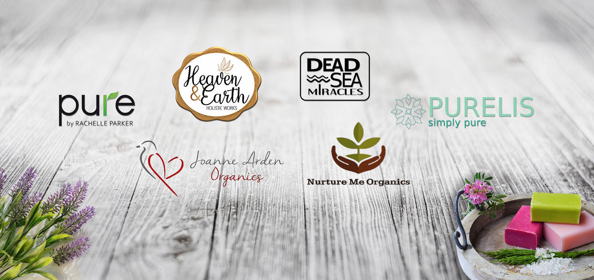 pure parker heaven & earth joanne arden nurture me organics dead sea miracles purelis