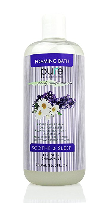Lavender and Chamomile Aromatherapy Bubble Bath, 1 Bottle 26.5 oz