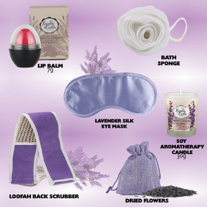 Deluxe 25-Piece Spa Gift Basket Lavender Sandalwood