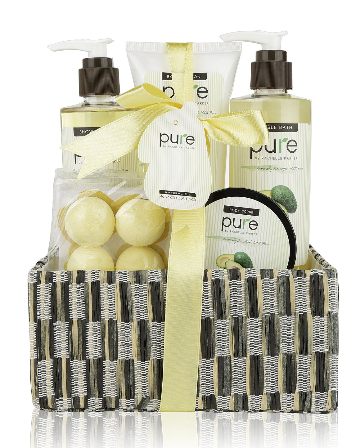 Deluxe Spa Gift Basket- Hydrating Avocoda Oil Skin Therapy Kit Luxury Gift - Wrapped And Ready to Deliver Results