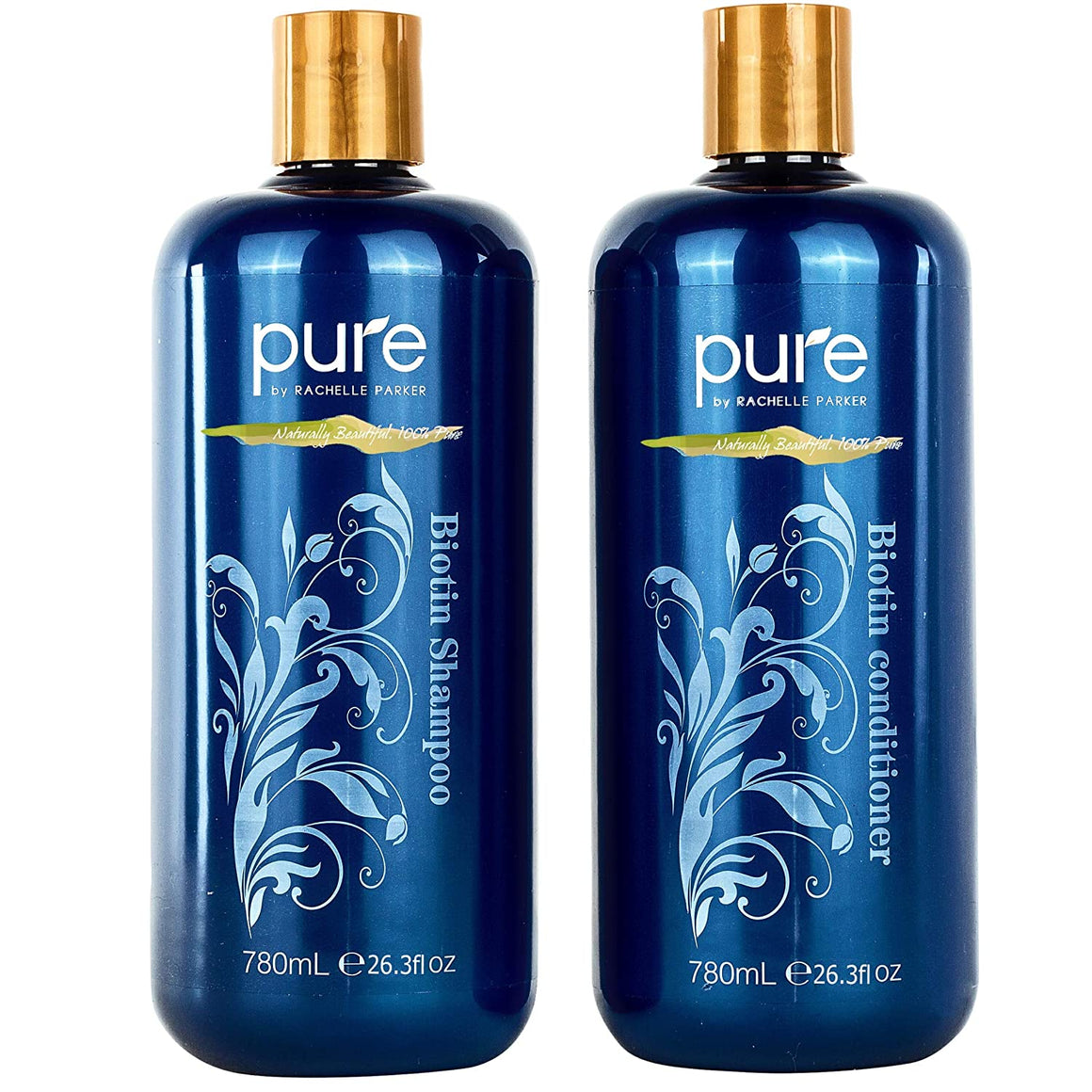 Biotin Shampoo and Conditioner Set for Thicker, Healthier Hair. Volumizing. Sulfate and Paraben free