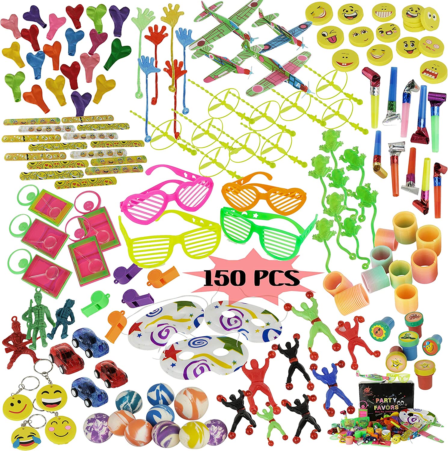 Pure Parker Party Favors For Kids Birthday Bulk Novelty Toys Girls And Boys 150 Pc
